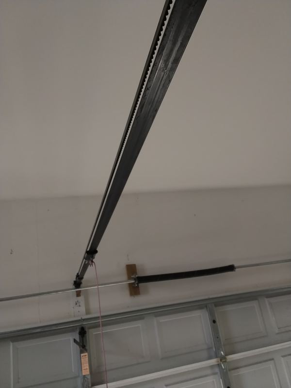 Fresh torsion spring installed